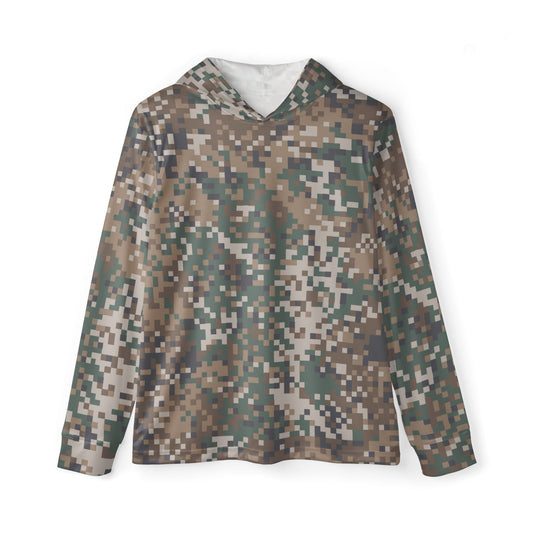 Latvian LATPAT CAMO Unisex Sports Warmup Hoodie - XS