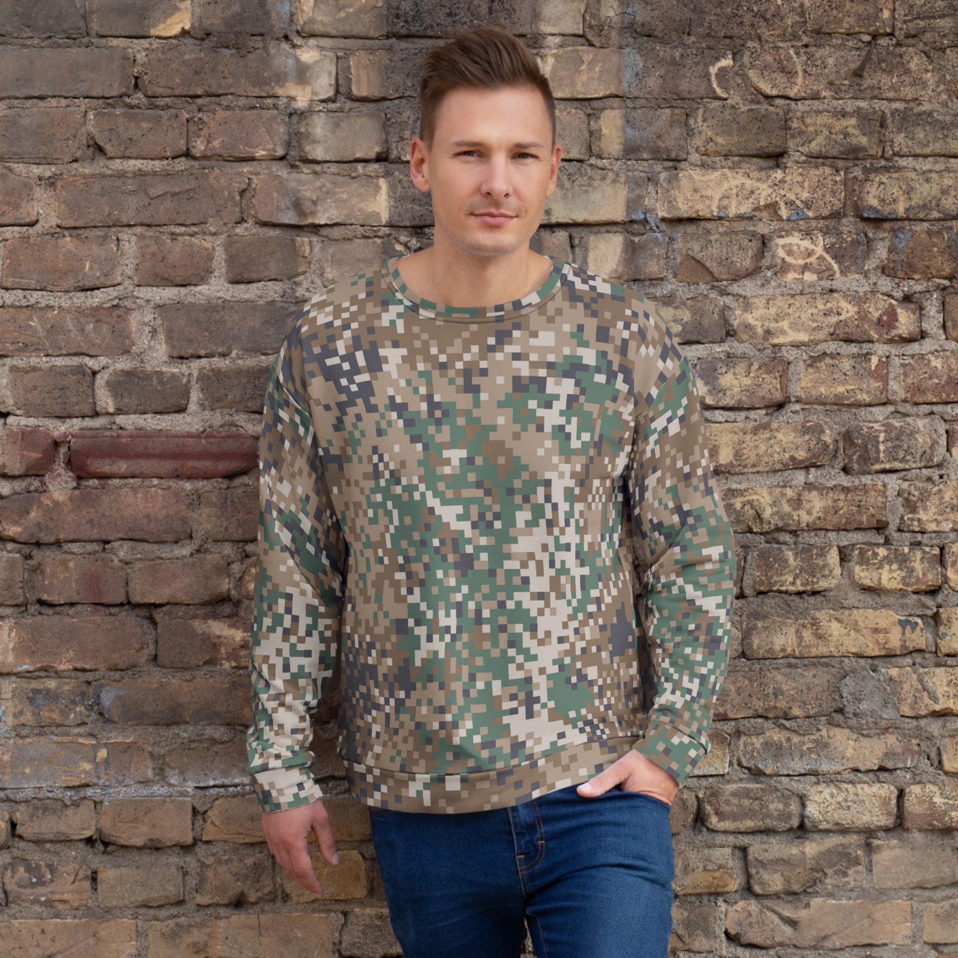 Latvian LATPAT CAMO Unisex Sweatshirt - 2XS