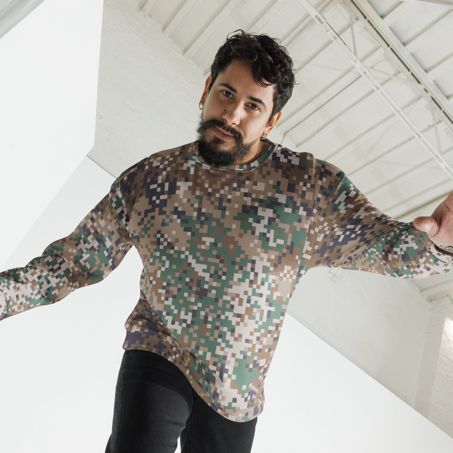 Latvian LATPAT CAMO Unisex Sweatshirt