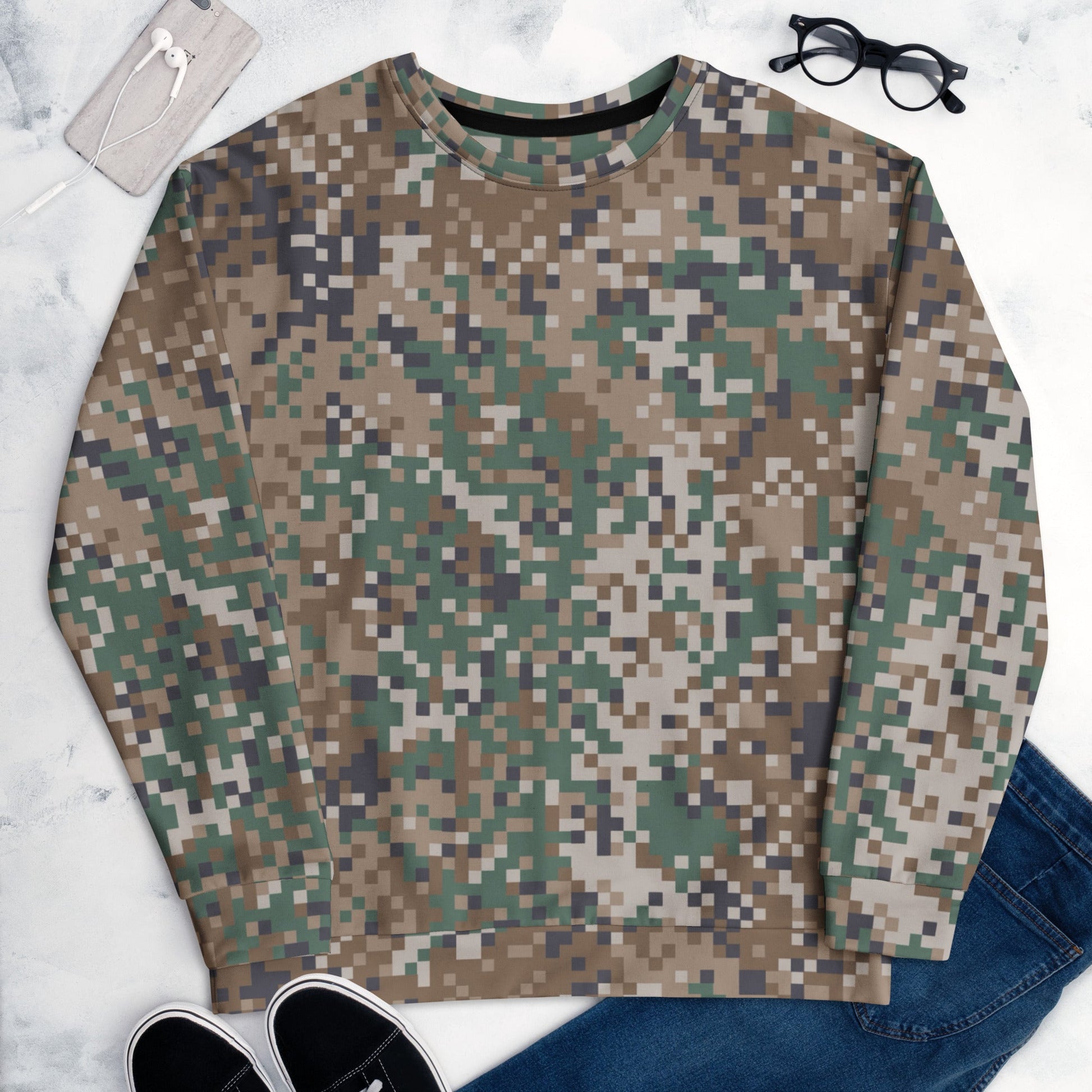 Latvian LATPAT CAMO Unisex Sweatshirt