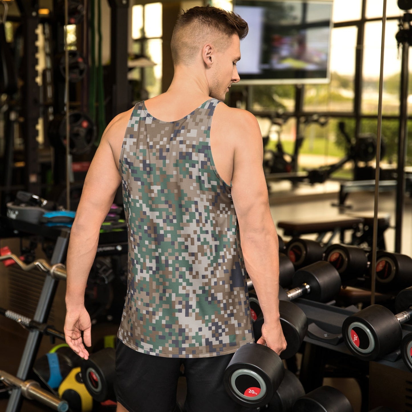 Latvian LATPAT CAMO Unisex Tank Top