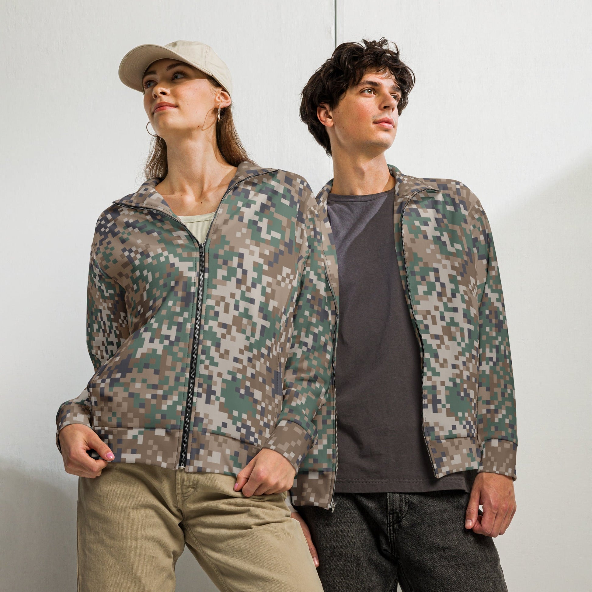 Latvian LATPAT CAMO Unisex Track Jacket - 2XS