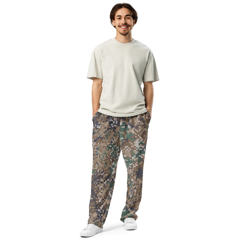 Digital Baltic Transitional CAMO Unisex Wide-Leg Joggers