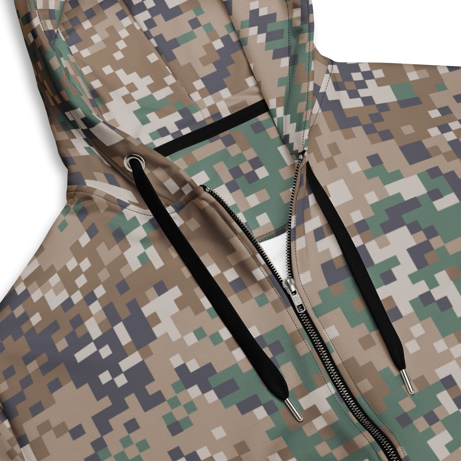 Latvian LATPAT CAMO Unisex Zip Hoodie