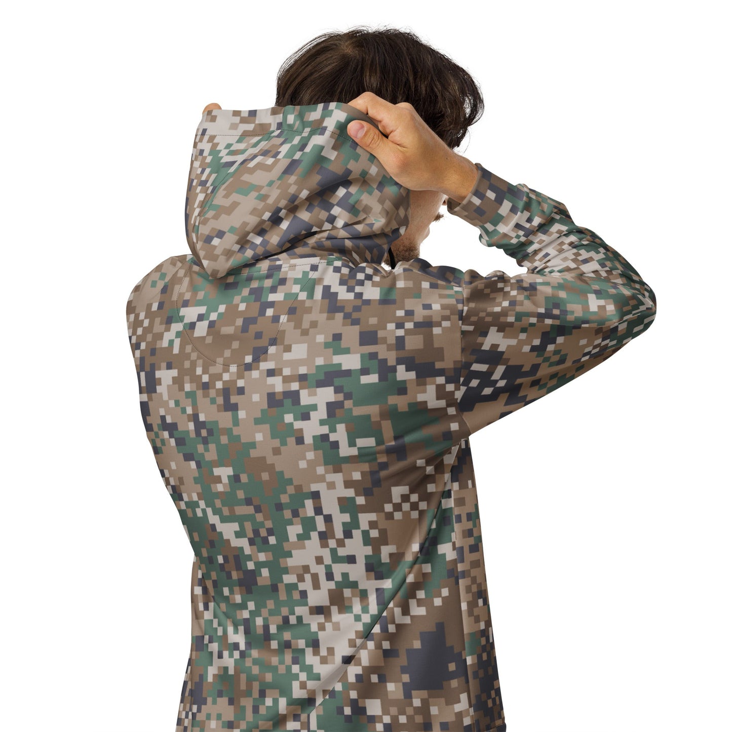 Latvian LATPAT CAMO Unisex Zip Hoodie