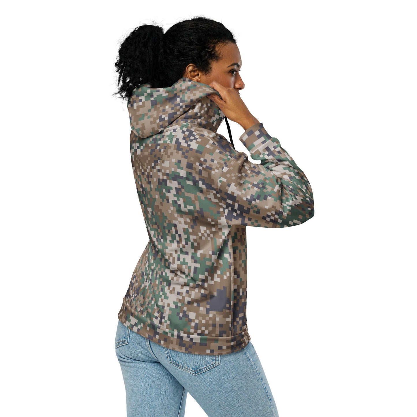 Latvian LATPAT CAMO Unisex Zip Hoodie