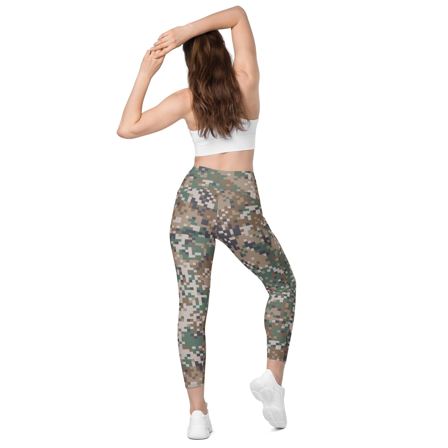 Latvian LATPAT CAMO Womens Leggings with Pockets