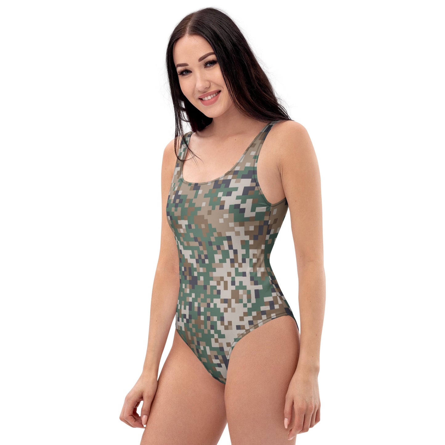 Latvian LATPAT CAMO Womens One-Piece Swimsuit