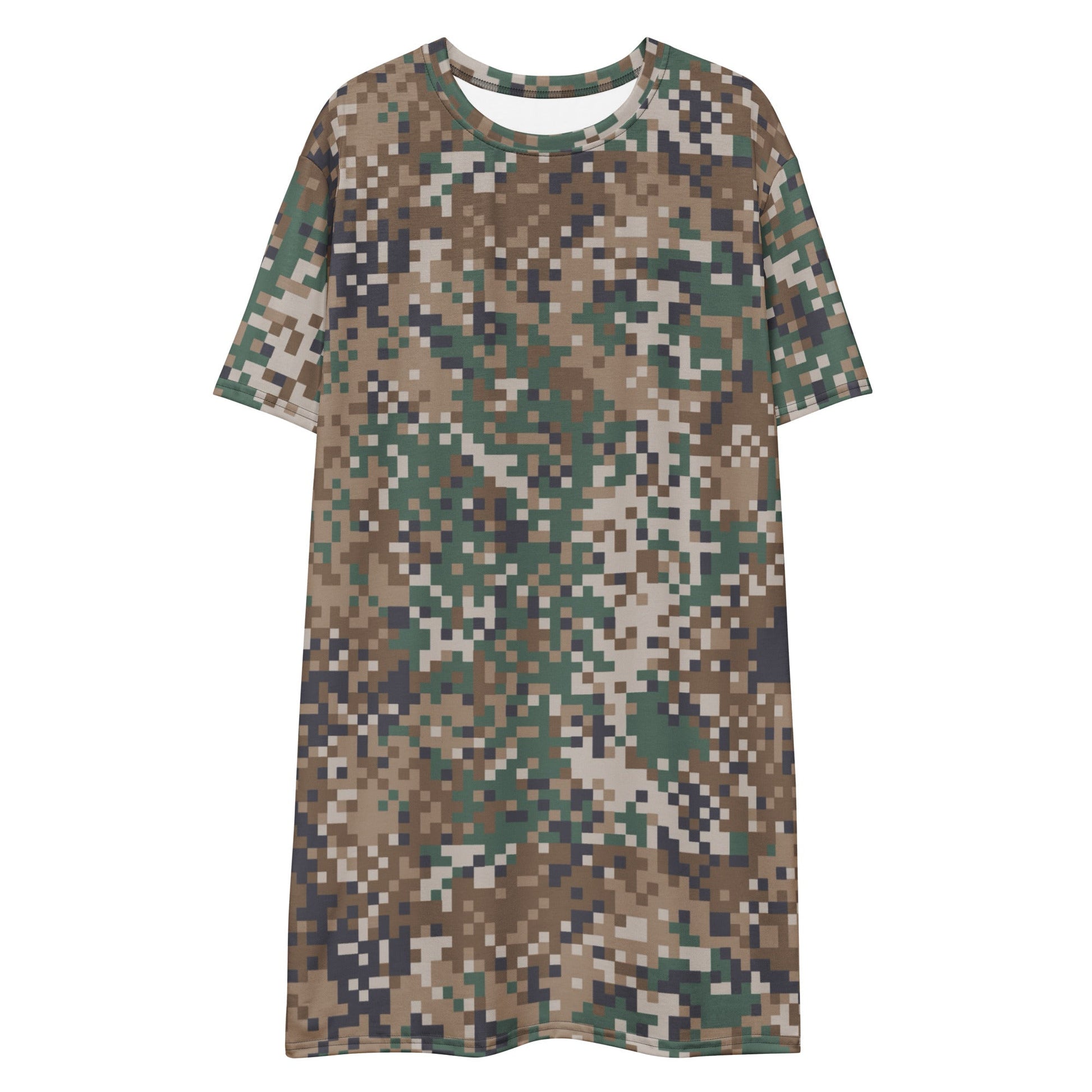 Latvian LATPAT CAMO Womens T-Shirt Dress