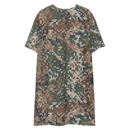Latvian LATPAT CAMO Womens T-Shirt Dress