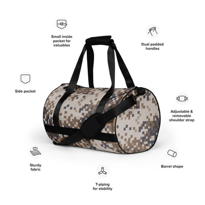 Latvian M07 LATPAT Desert CAMO gym bag - Gym Bag