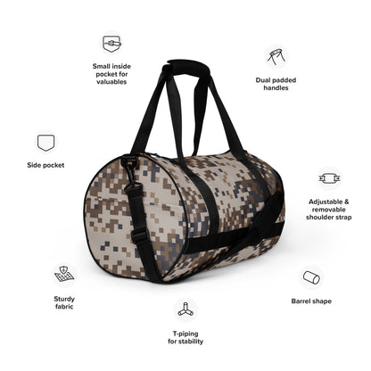 Latvian M07 LATPAT Desert CAMO gym bag - Gym Bag