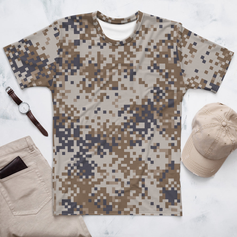 Latvian M07 LATPAT Desert CAMO Men’s t-shirt - XS - Mens T-Shirt