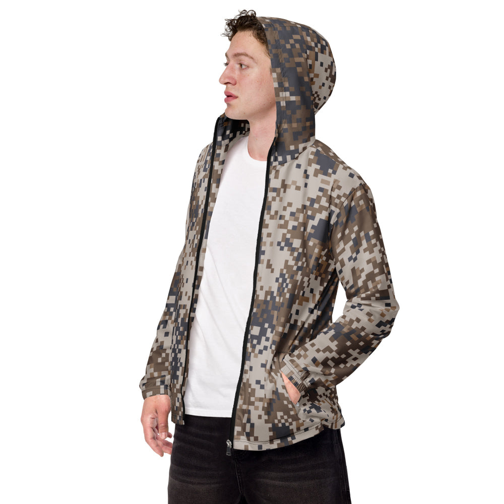 Latvian M07 LATPAT Desert CAMO Men’s windbreaker - XS - Mens Windbreaker