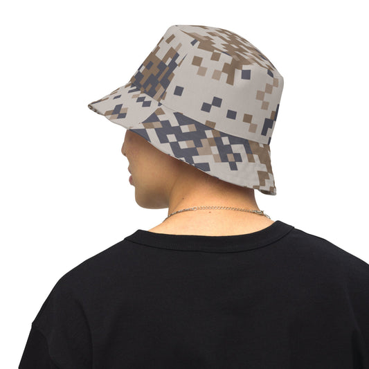 Latvian M07 LATPAT Desert CAMO Reversible bucket hat - S/M - Bucket Hat