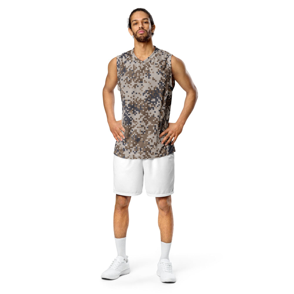 Latvian M07 LATPAT Desert CAMO unisex basketball jersey - Unisex Basketball Jersey