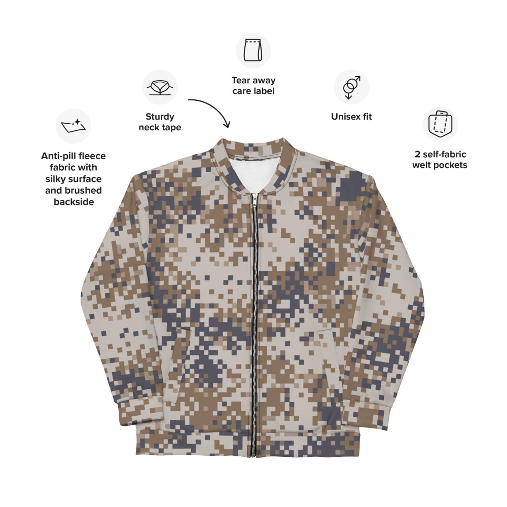 Latvian M07 LATPAT Desert CAMO Unisex Bomber Jacket