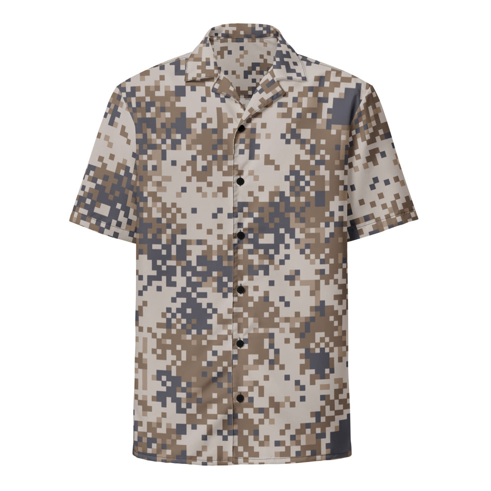 Latvian M07 LATPAT Desert CAMO Unisex button shirt - Button Shirt