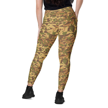 Latvian WoodLatPat CAMO Leggings with pockets - Womens With Pockets