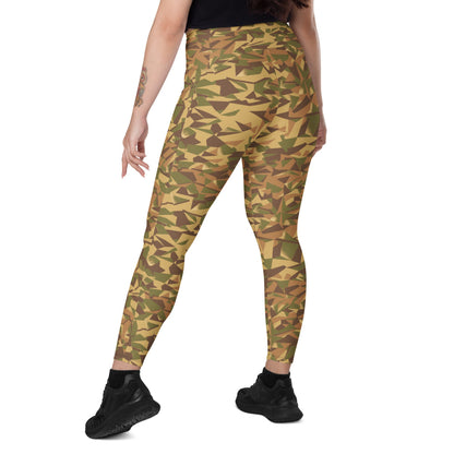 Latvian WoodLatPat CAMO Leggings with pockets - Womens With Pockets