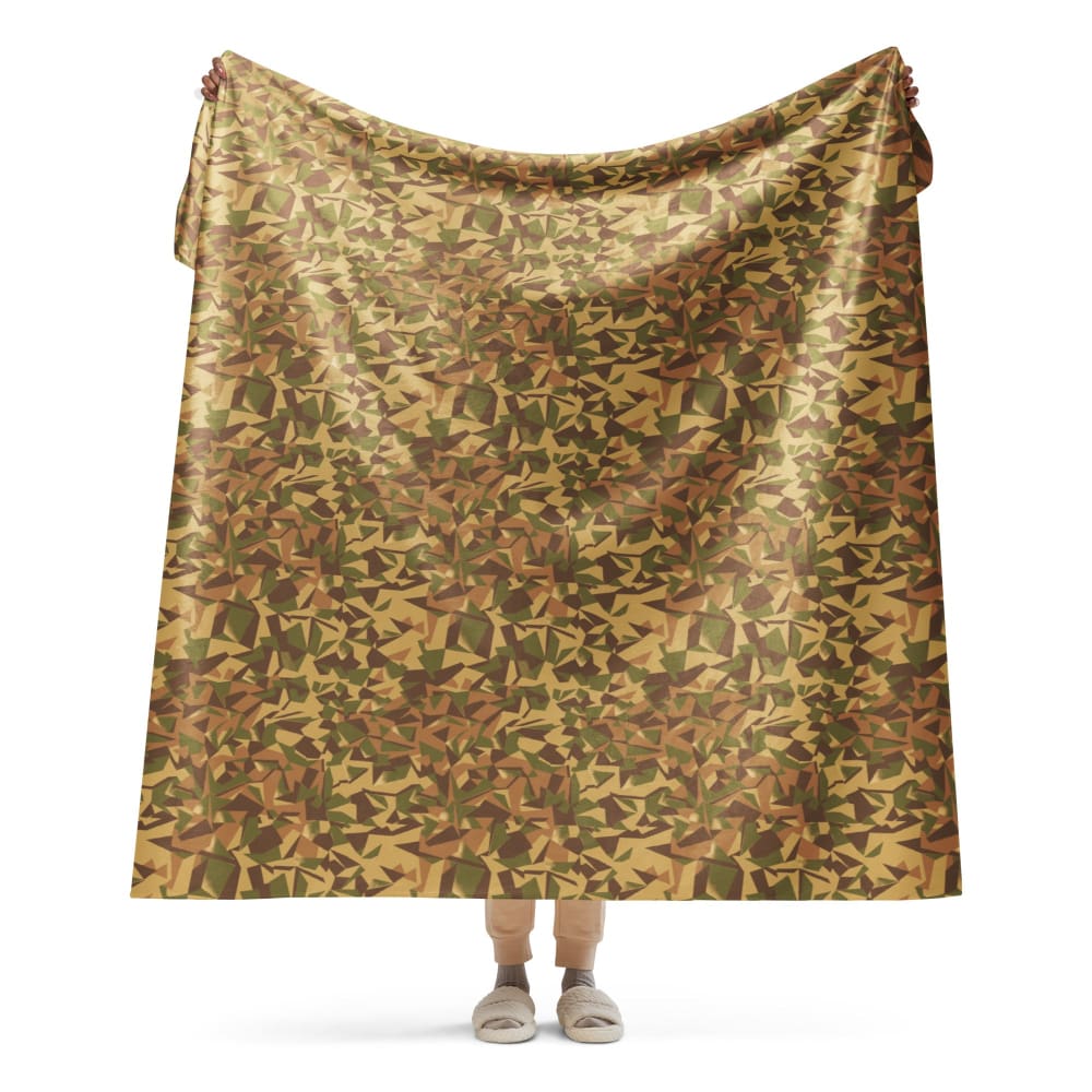 Latvian WoodLatPat CAMO Sherpa blanket - 60″×80″