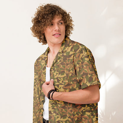 Latvian WoodLatPat CAMO Unisex button shirt - Button Shirt