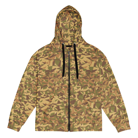 Latvian WoodLatPat CAMO Unisex zip hoodie - Zip Hoodie