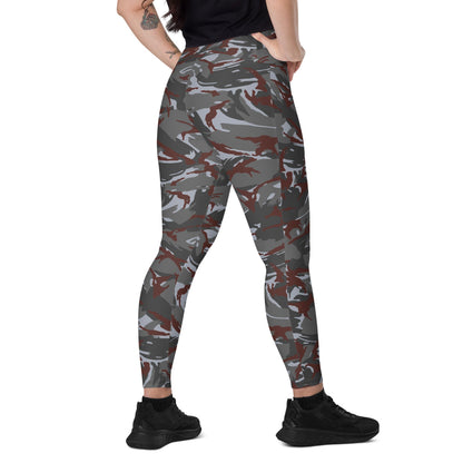 Lebanese Security Forces Al Darak Urban DPM CAMO Leggings with pockets - 2XS - Womens With Pockets