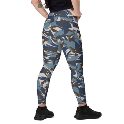 Lebanese Security Forces Al Darak Urban DPM Version 2 CAMO Leggings with pockets - 2XS - Womens With Pockets