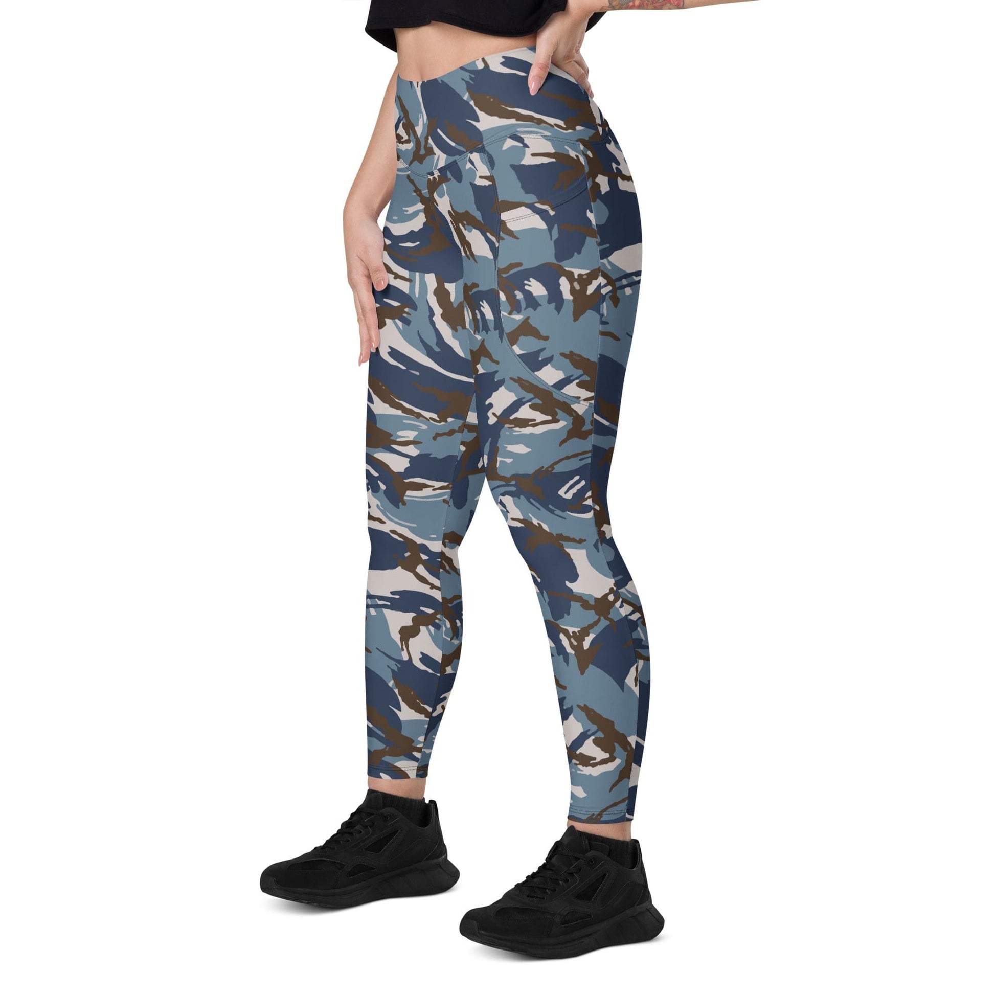 Lebanese Security Forces Al Darak Urban DPM Version 2 CAMO Leggings with pockets - Womens With Pockets