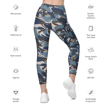 Lebanese Security Forces Al Darak Urban DPM Version 2 CAMO Leggings with pockets - Womens With Pockets