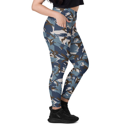 Lebanese Security Forces Al Darak Urban DPM Version 2 CAMO Leggings with pockets - Womens With Pockets