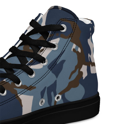 Lebanese Security Forces Al Darak Urban DPM Version 2 CAMO Men’s high top canvas shoes - Mens High Top Canvas Shoes