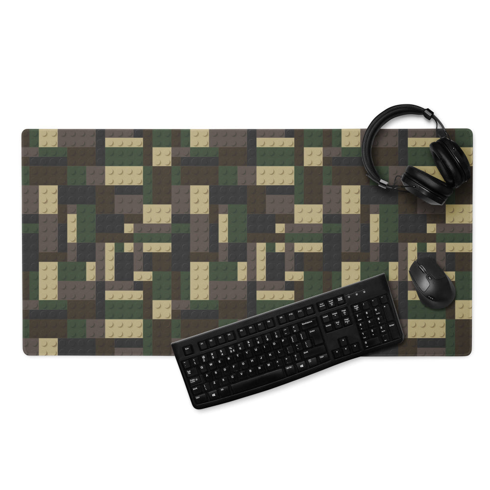 Lego Bricks Woodland CAMO Gaming mouse pad - 36″×18″ - Mouse Pad