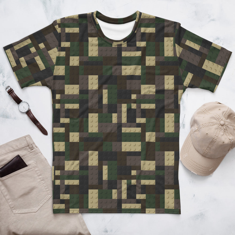 Lego Bricks Woodland CAMO Men’s t-shirt - XS - Mens T-Shirt