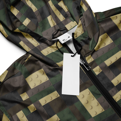 Lego Bricks Woodland CAMO Men’s windbreaker - Mens Windbreaker