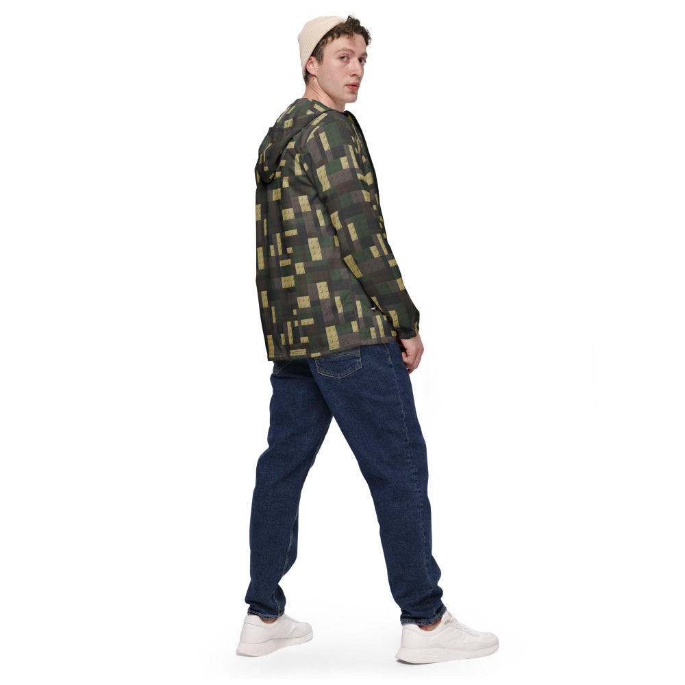 Lego Bricks Woodland CAMO Men’s windbreaker - Mens Windbreaker