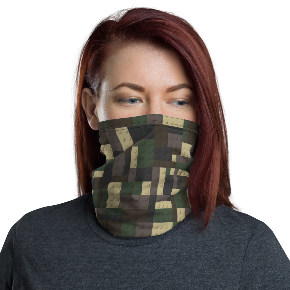 Lego Bricks Woodland CAMO Neck Gaiter