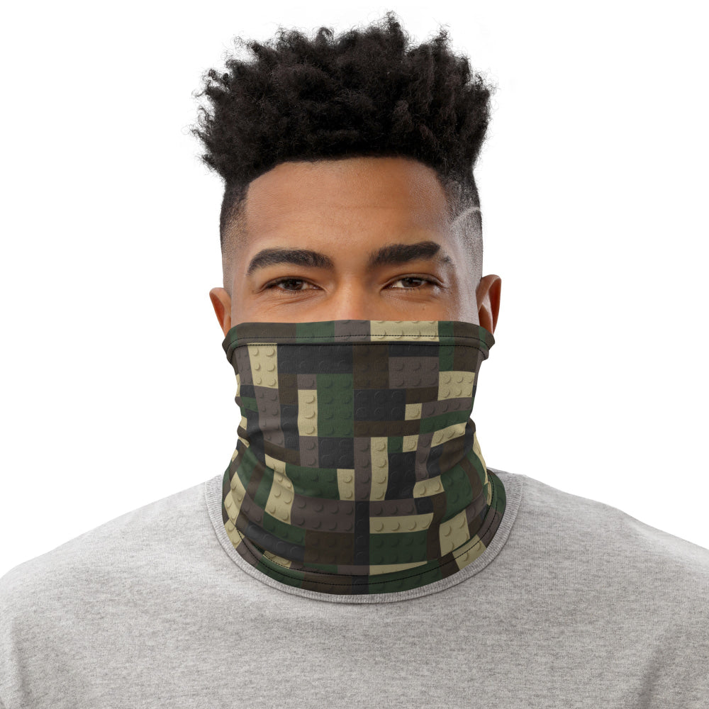 Lego Bricks Woodland CAMO Neck Gaiter