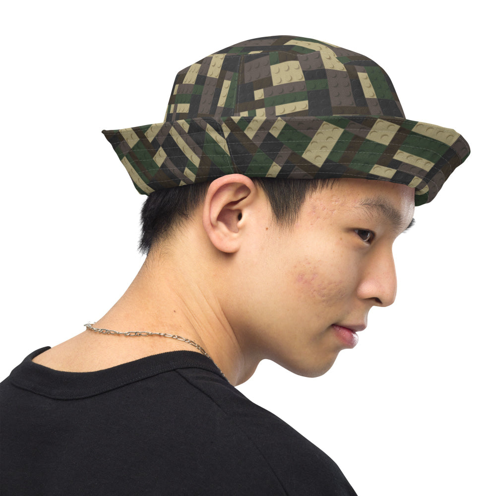 Lego Bricks Woodland CAMO Reversible bucket hat - Bucket Hat