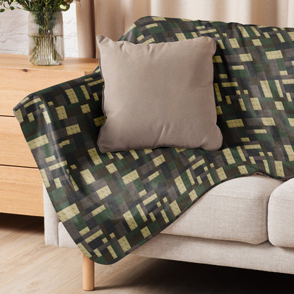 Lego Bricks Woodland CAMO Sherpa blanket - Blanket