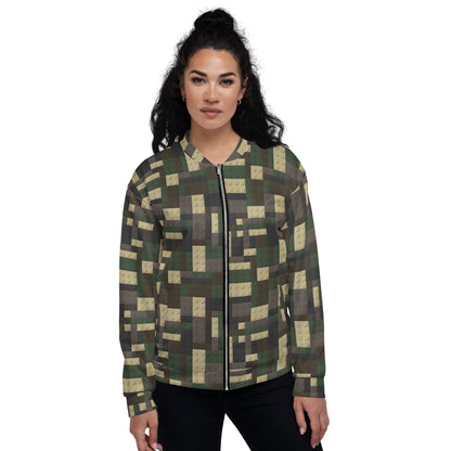 Lego Bricks Woodland CAMO Unisex Bomber Jacket