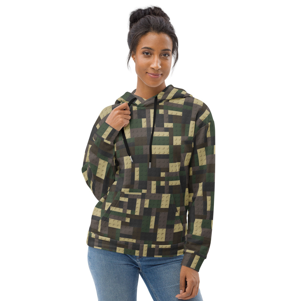 Lego Bricks Woodland CAMO Unisex Hoodie