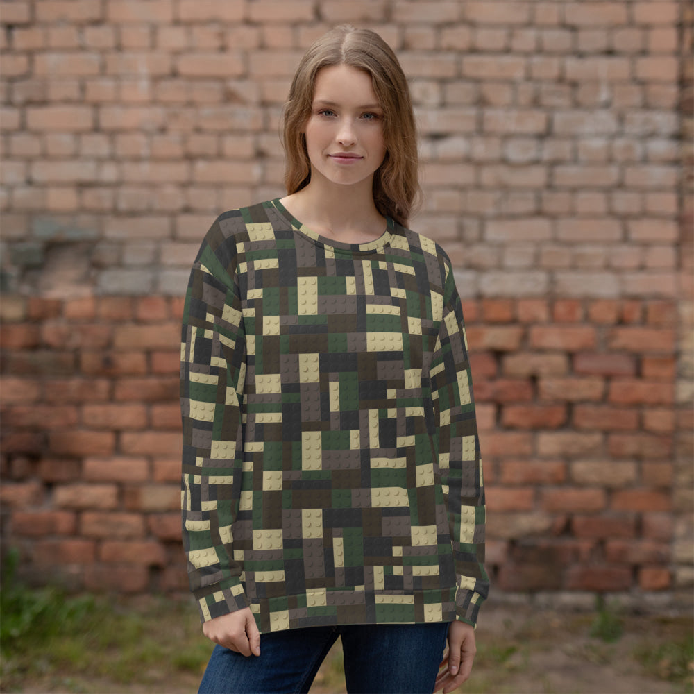 Lego Bricks Woodland CAMO Unisex Sweatshirt