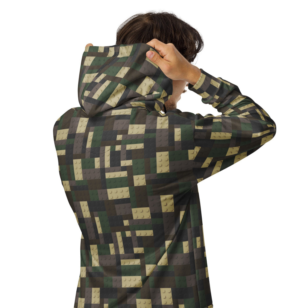 Lego Bricks Woodland CAMO Unisex zip hoodie - Zip Hoodie