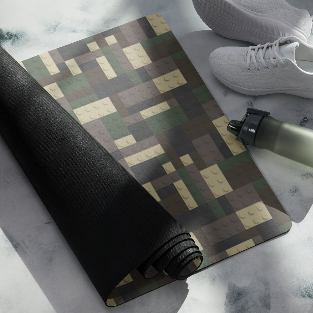 Lego Bricks Woodland CAMO Yoga mat - Mat