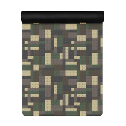 Lego Bricks Woodland CAMO Yoga mat - Mat