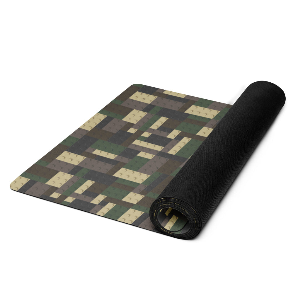 Lego Bricks Woodland CAMO Yoga mat - Mat