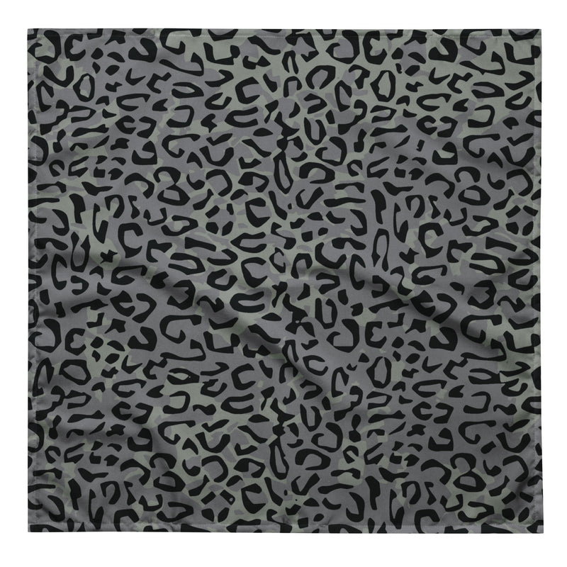 Leopard Spot Grey CAMO Bandana - L - Head