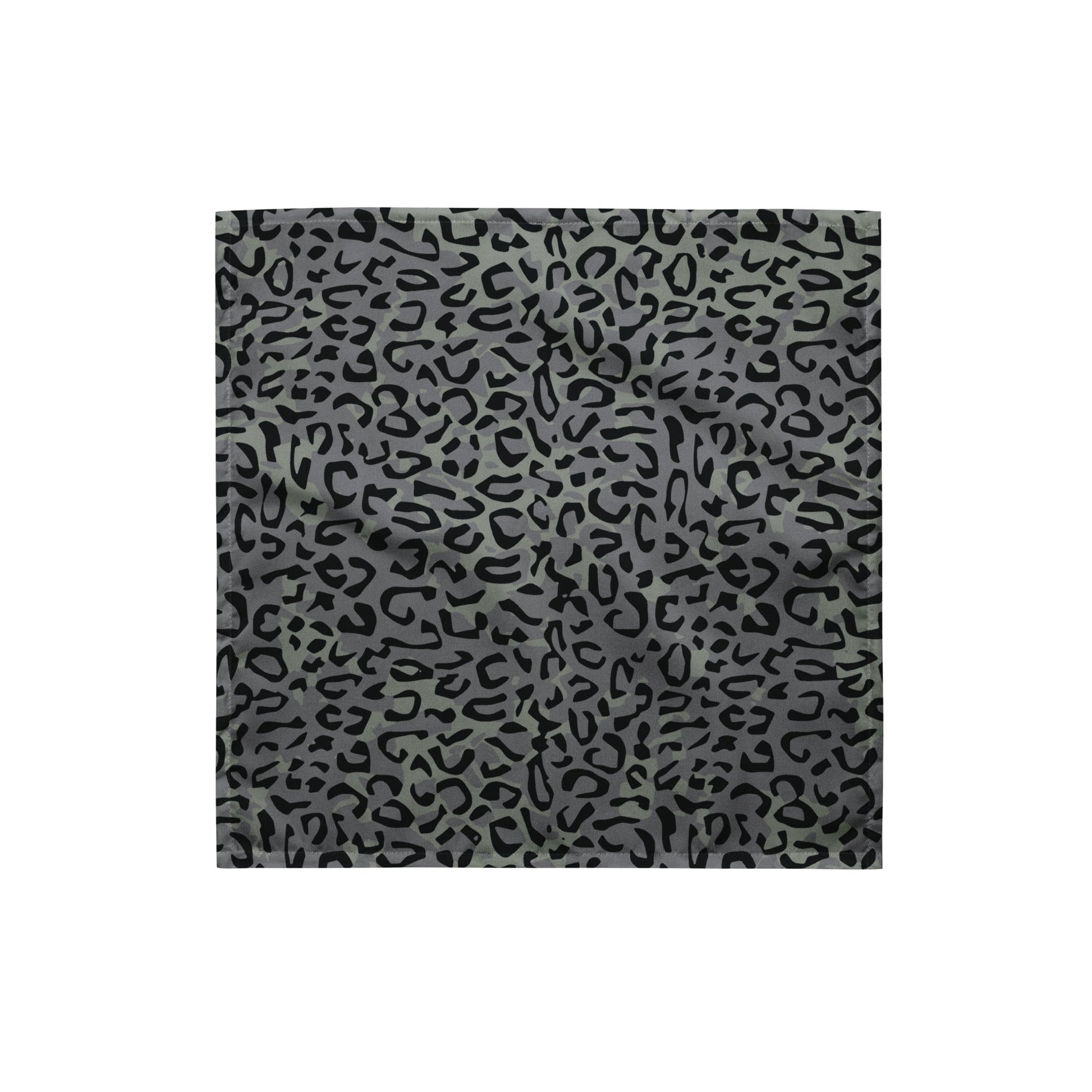 Leopard Spot Grey CAMO bandana - S - Bandanas